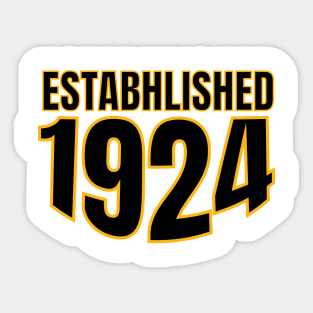 est 1924 Sticker